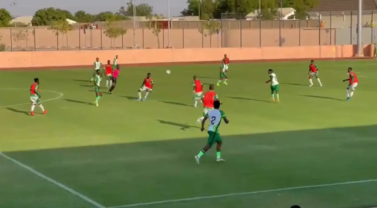 2021 AFCON: Musa, Chukwueze On Target As Eagles Beat Coton Sport In Practice Match