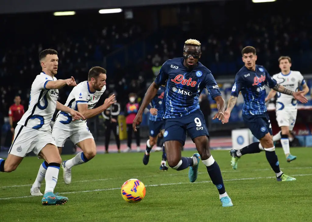 Osimhen Impressive But Napoli Miss Chance To Go Top After Home Draw Vs Inter