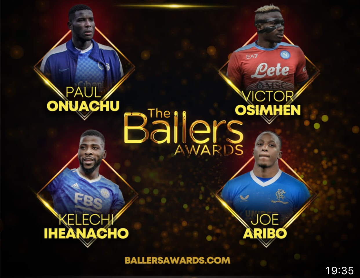 Osimhen, Bassey, Rohr, Oshoala Nominated For 2021 The Ballers Awards