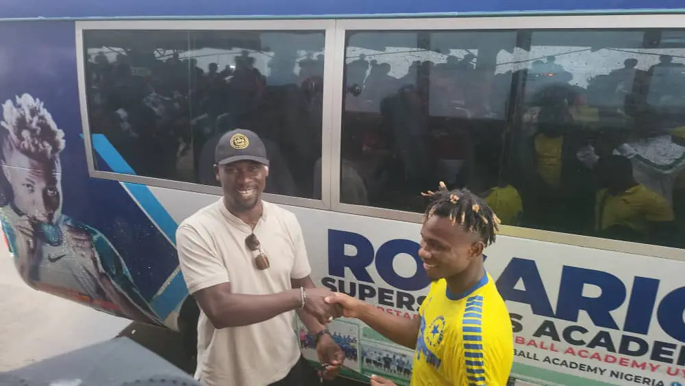 Chukwueze Donates ₦30m Coaster Bus To Uyo-Based Football Academy