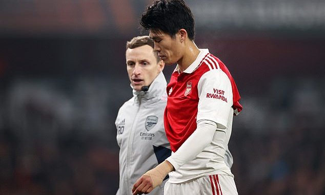 Arteta Gives Update On Tomiyasu’s Injury