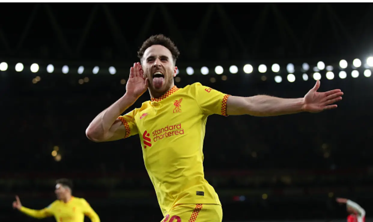 Jota’s Brace Against Arsenal Sends Liverpool Into Carabao Cup Final