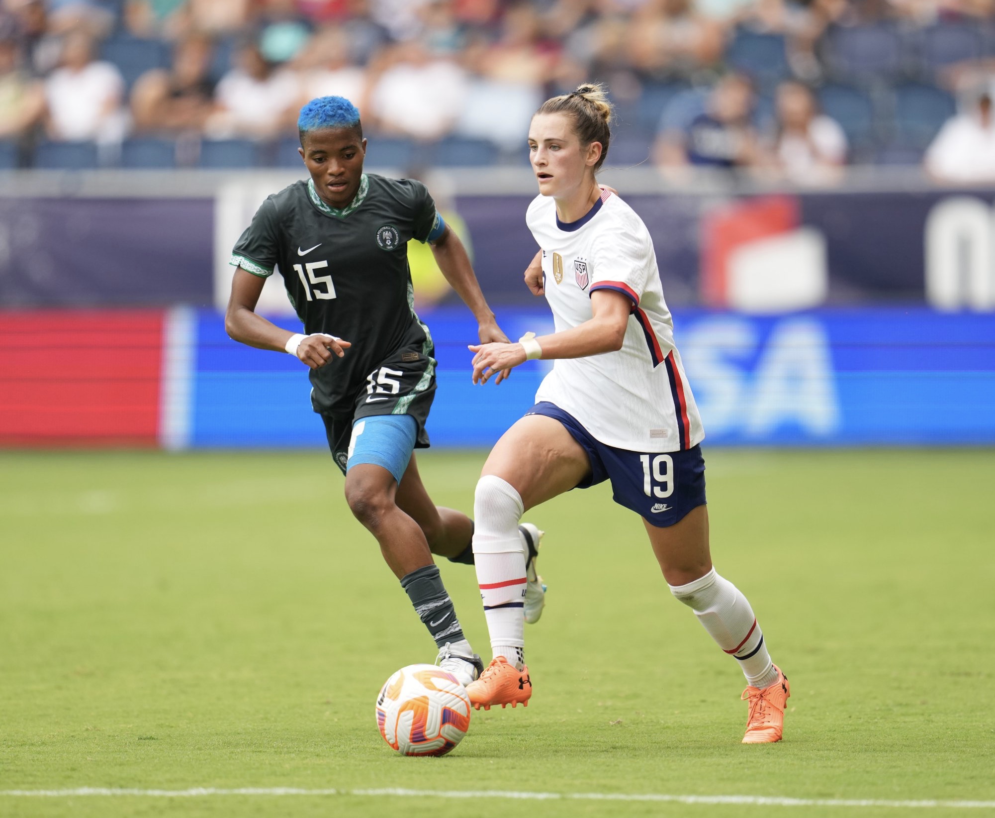 Estados Unidos supera a Super Falcons 4-0 en un partido amistoso