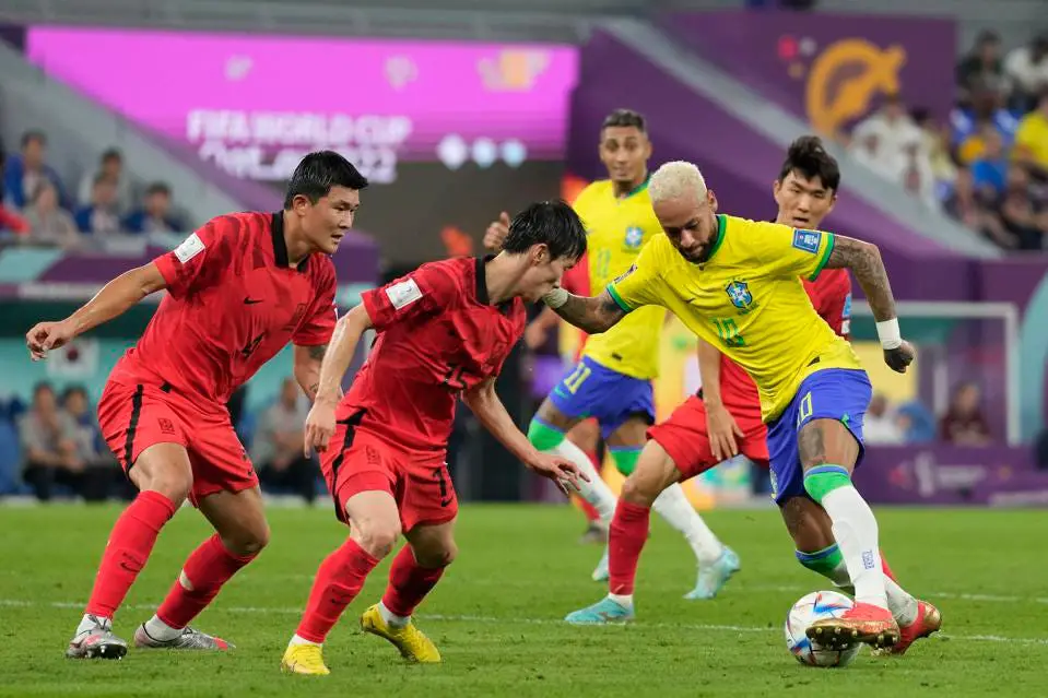 2022 World Cup: Brazil Outclass South Korea, Book Quarter-Finals Berth