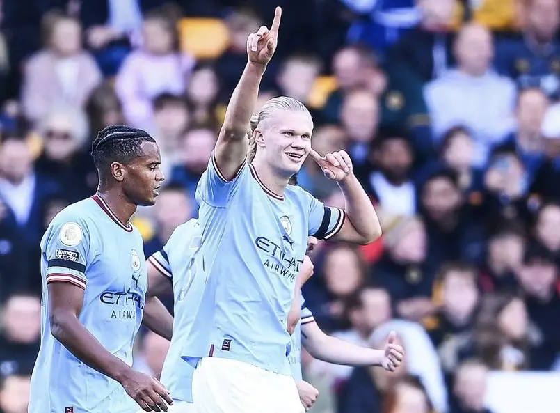 Haaland Makes Premier League History In Man City’s Comfortable Win At Wolves