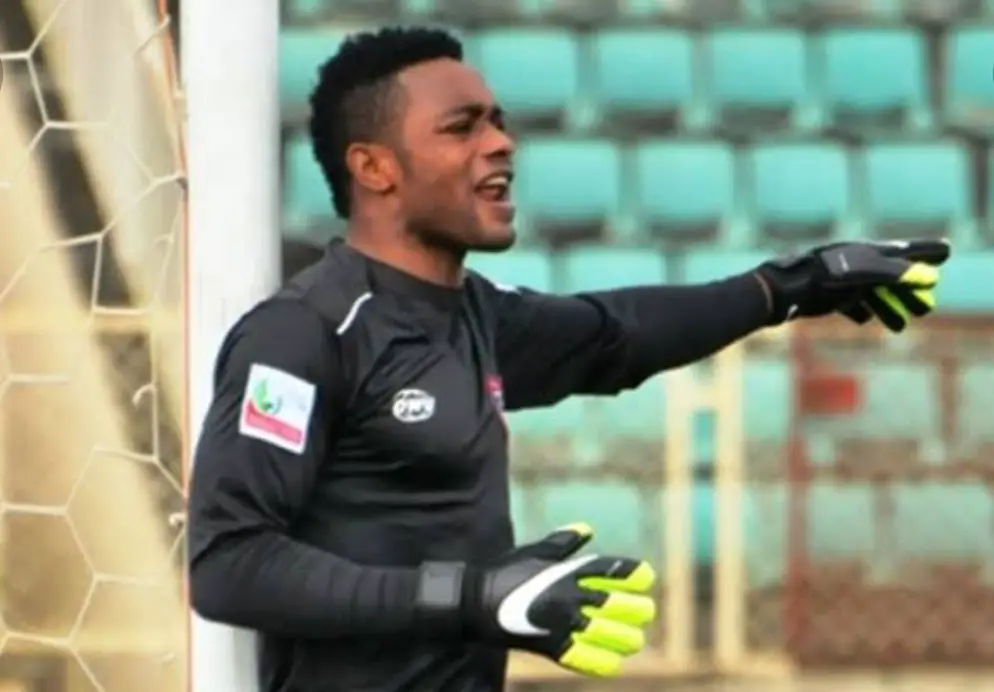 Enyimba Goalie, Olorunleke Relishes Super Eagles Call-up With Wife