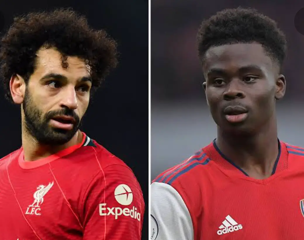 Saka, Salah, Guardiola, Vieira Nominated For EPL Player, Manager Of the Season Award