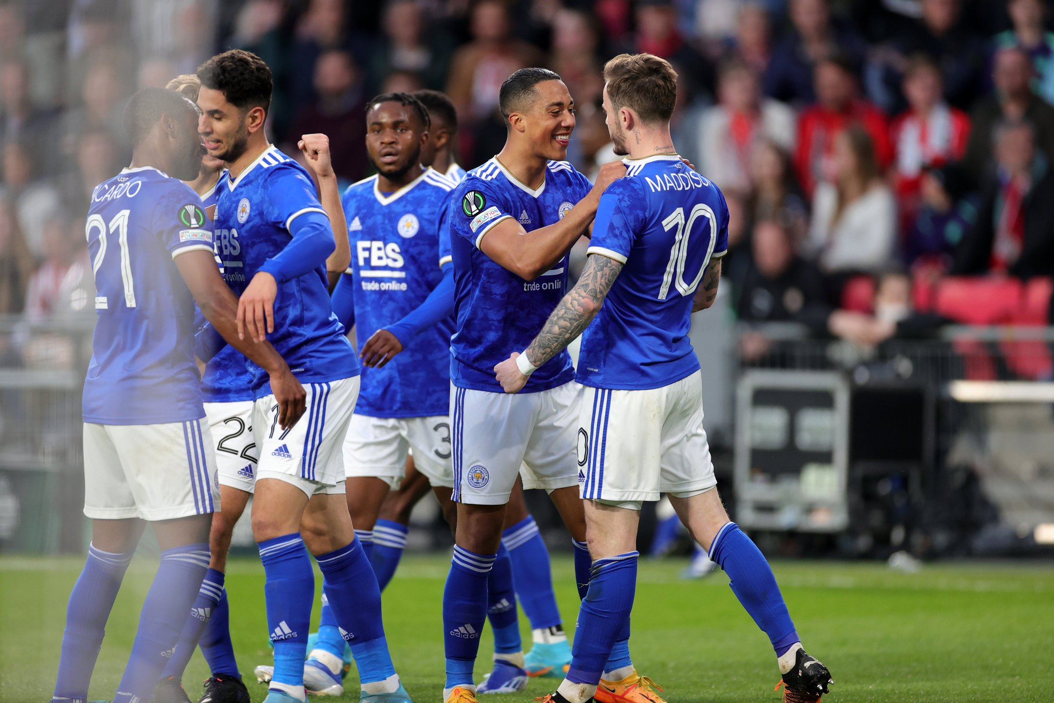 ECL: Iheanacho, Lookman In Action As Leicester Beat PSV Away, Clinch Historic Semi-final Ticket