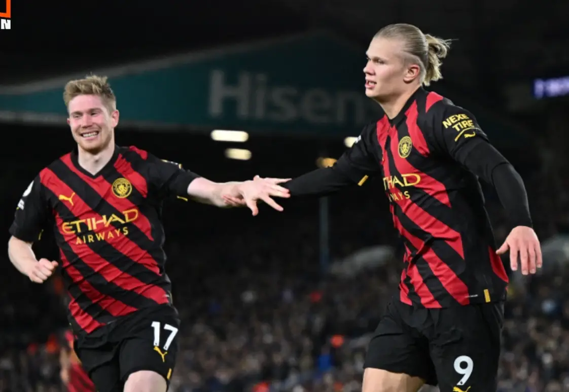 Haaland Sets New Premier League Record In Man City’s Win At Leeds