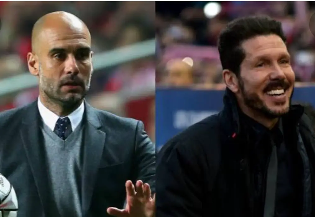 UCL: ‘Simeone Doesn’t Take Risk But I’ll Shock Him’ –Guardiola Speaks Ahead Man City Vs Atletico Madrid