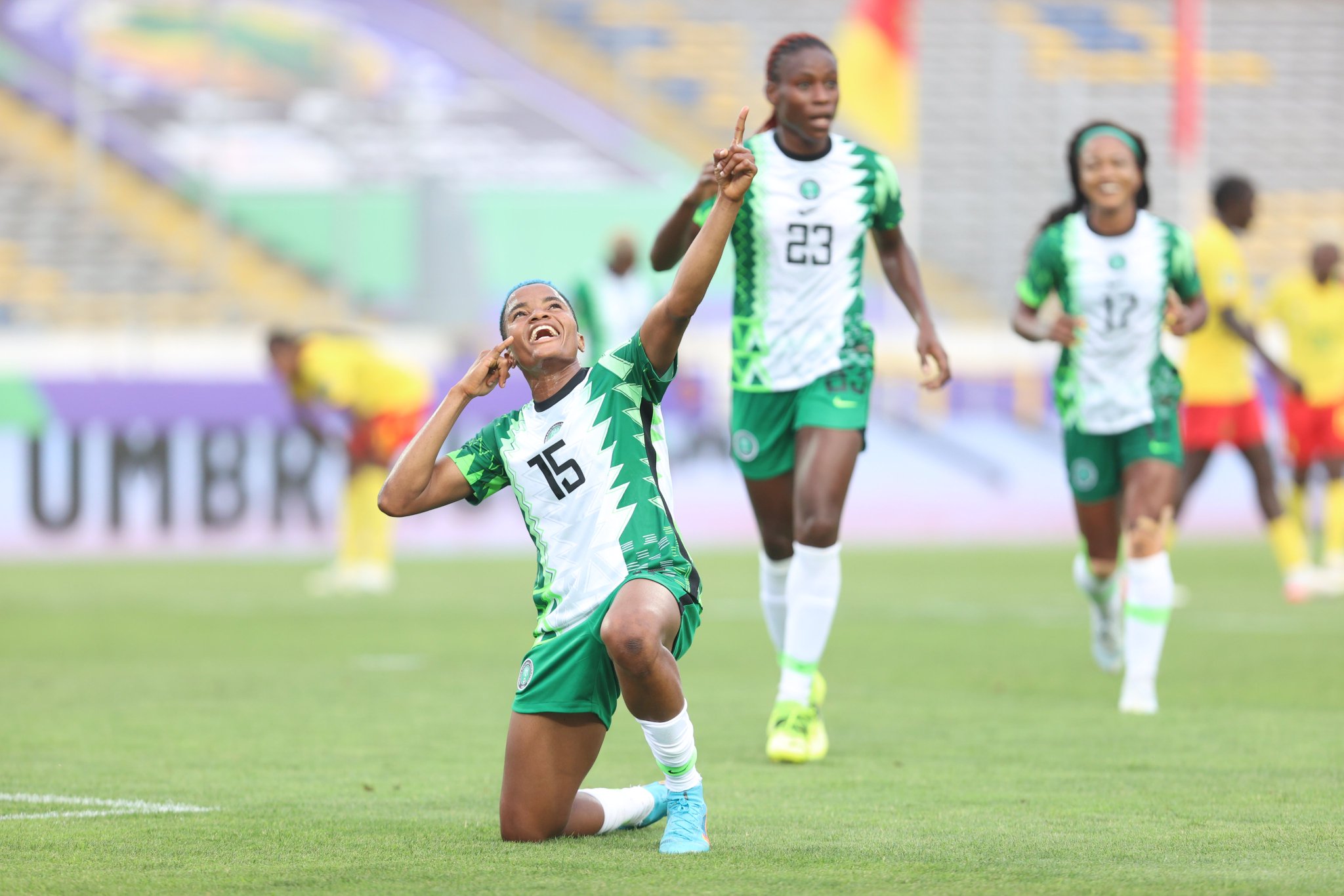 Super Falcons Pip Cameroon In WAFCON 2022 Quarter-finals, Qualify For 2023 Women’s World Cup