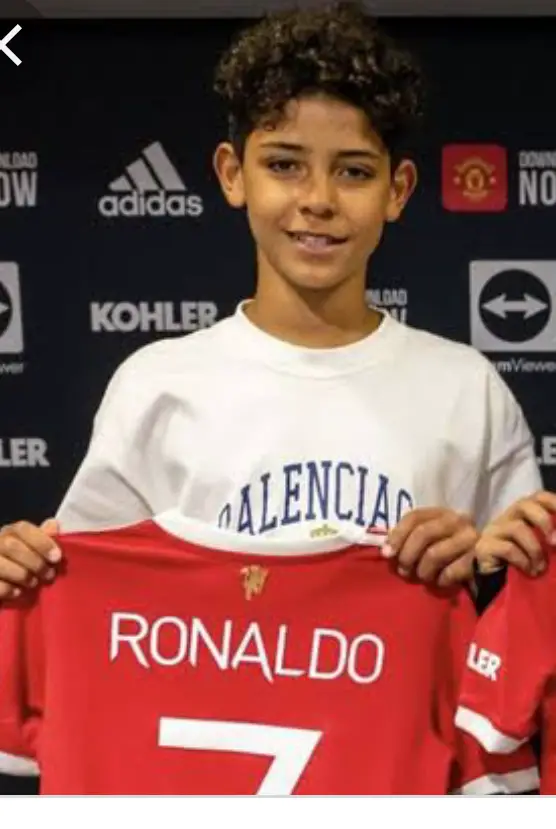 Manchester United Officially Unveil Ronaldo’s Son