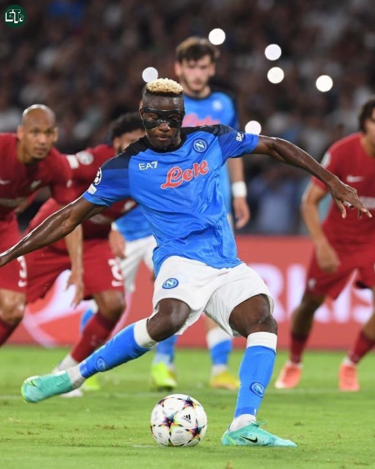 UCL: Osimhen Misses Penalty In Napoli’s 4-1 Win Vs Liverpool; Onyedika Helps Brugge Beat Leverkusen