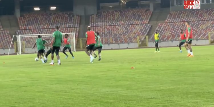 Super Eagles Hold First Training Session Ahead Ghana Games