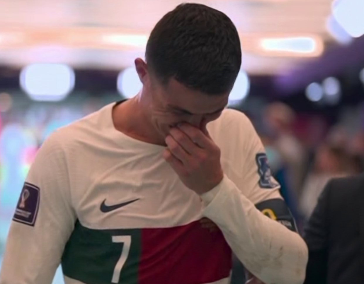 Qatar 2022: Ronaldo Filmed Shedding Tears After Morocco End Portugal’s World Cup Dreams