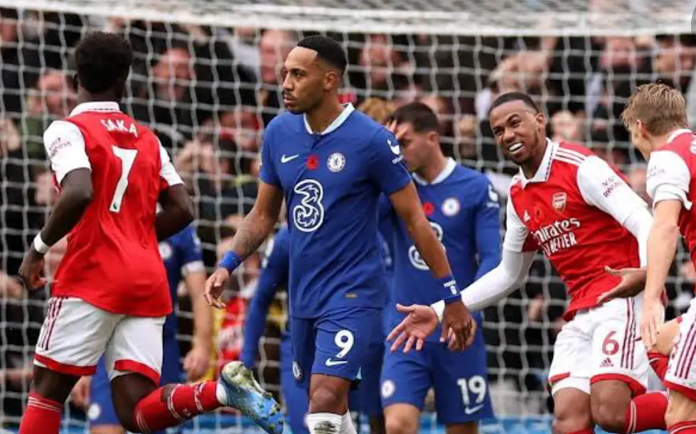 Gabriel Taunts Aubameyang After Arsenal’s Dominant Win Vs Chelsea