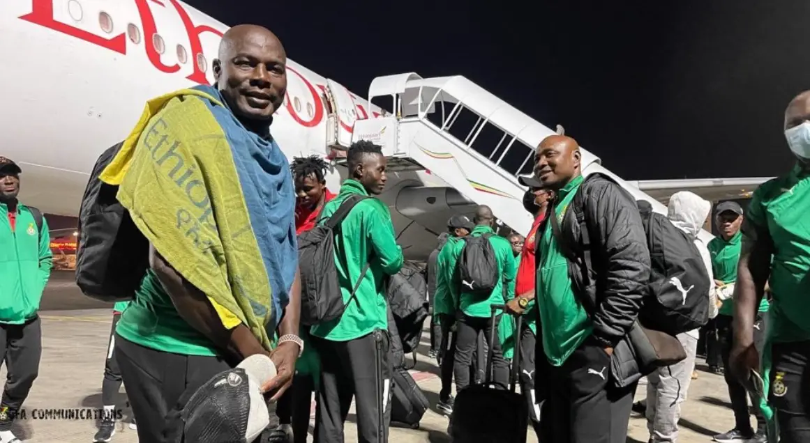 Home-Based Eagles’ Conquerors Ghana Arrive Cairo for Pre-CHAN Training Tour