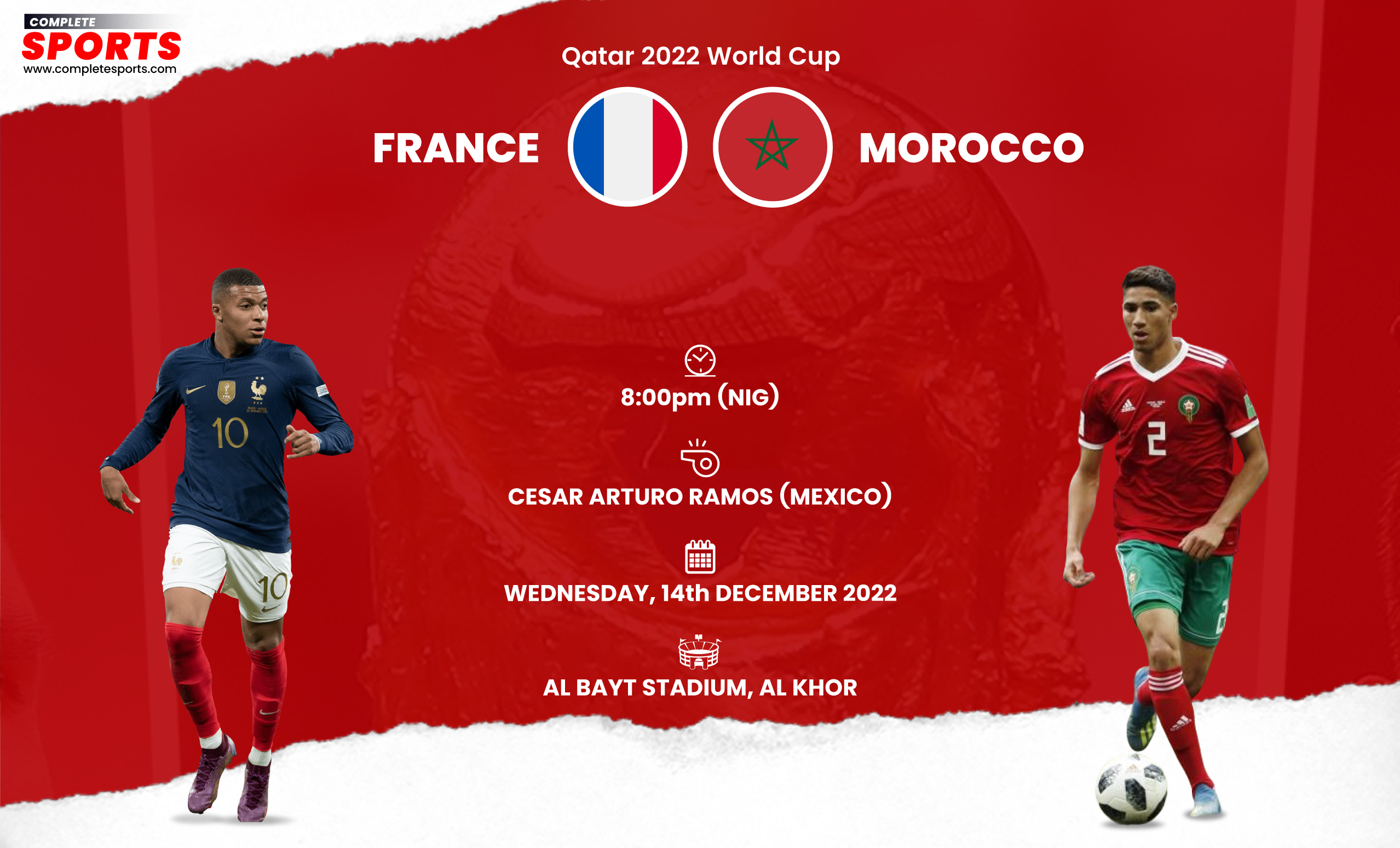France Vs Morocco Live Blogging – Qatar 2022 World Cup; Semi-final