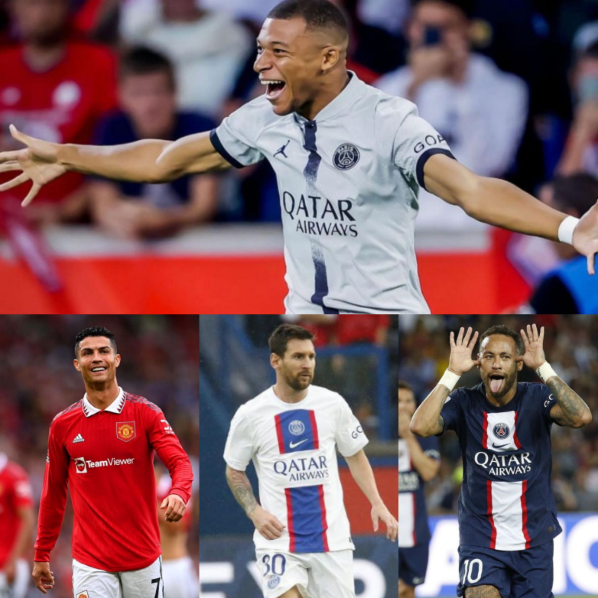 Top 10 World’s Richest Footballers: Mbappe Overtakes Ronaldo, Messi