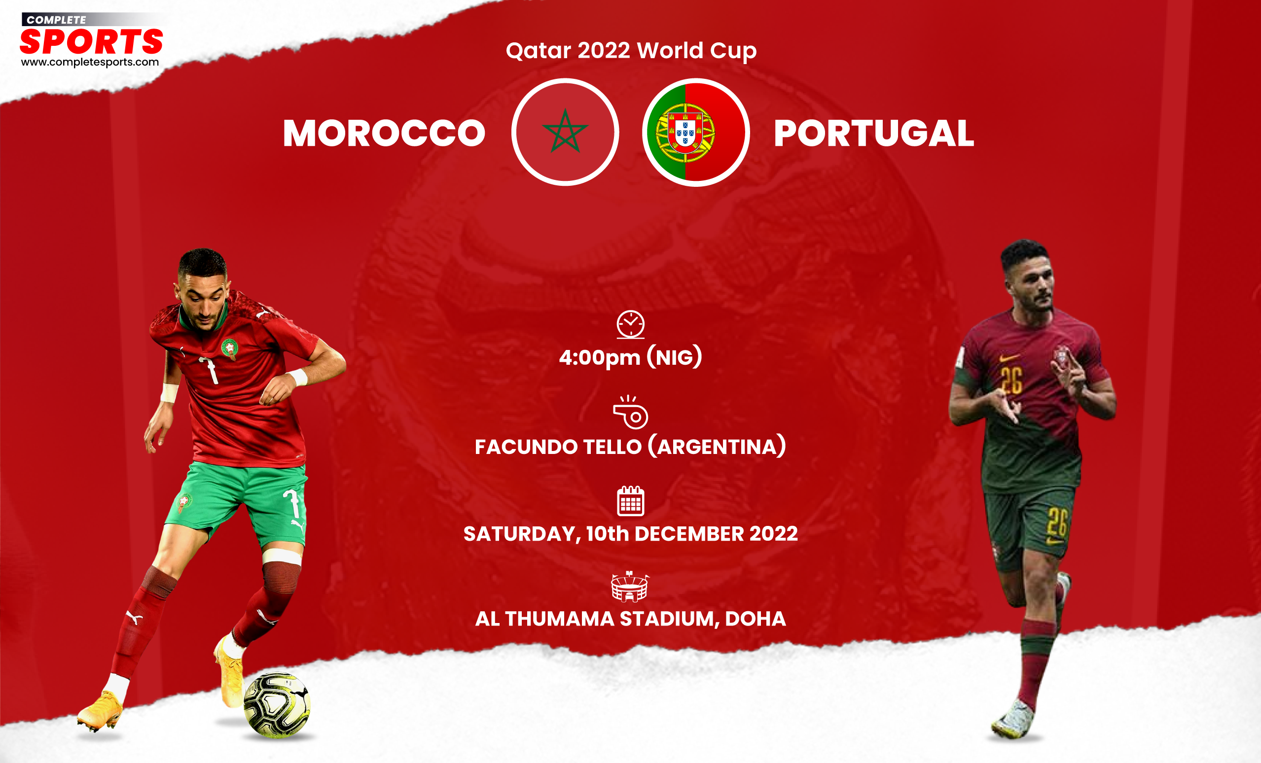Morocco Vs Portugal Live Blogging – Qatar 2022 World Cup; Quarter-final