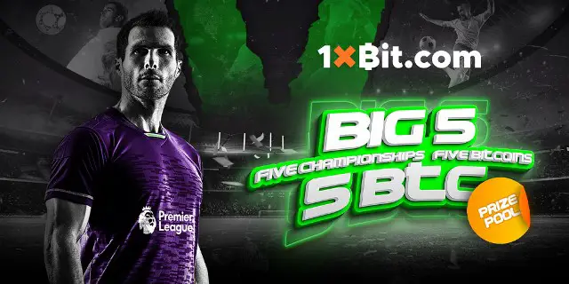 The BIG 5 Tournament: Bag Amazing Prizes By Betting On The Biggest Football Leagues