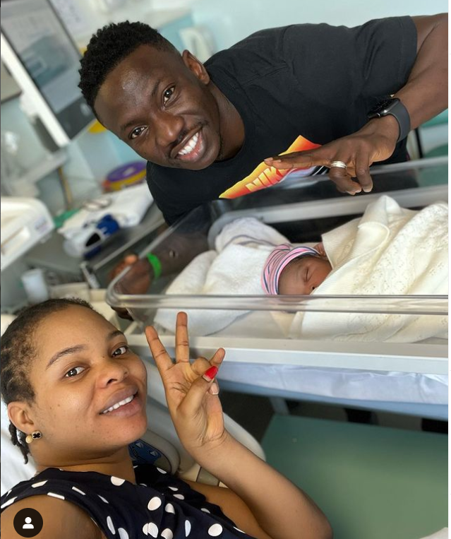 Super Eagles Star, Etebo Welcomes Third Child With Wife, Bethel