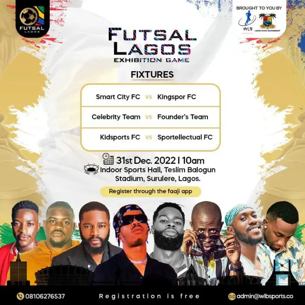 First Ever Futsal Lagos Exhibition Game