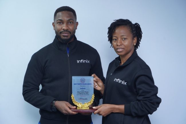 INFINIX Awarded As Most Trusted Smartphone Brand In Nigeria