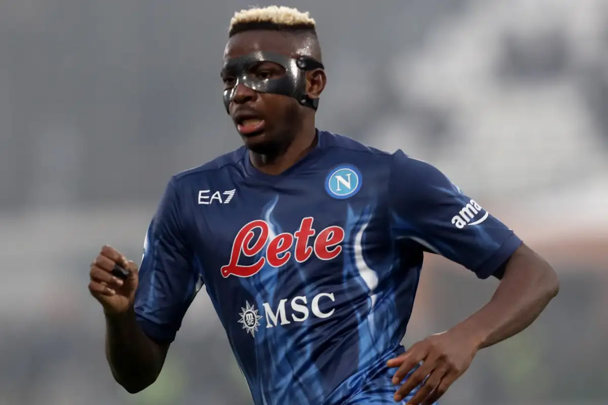 Osimhen’s Protective Mask Gives Him Sense Of Security –Napoli Doctor