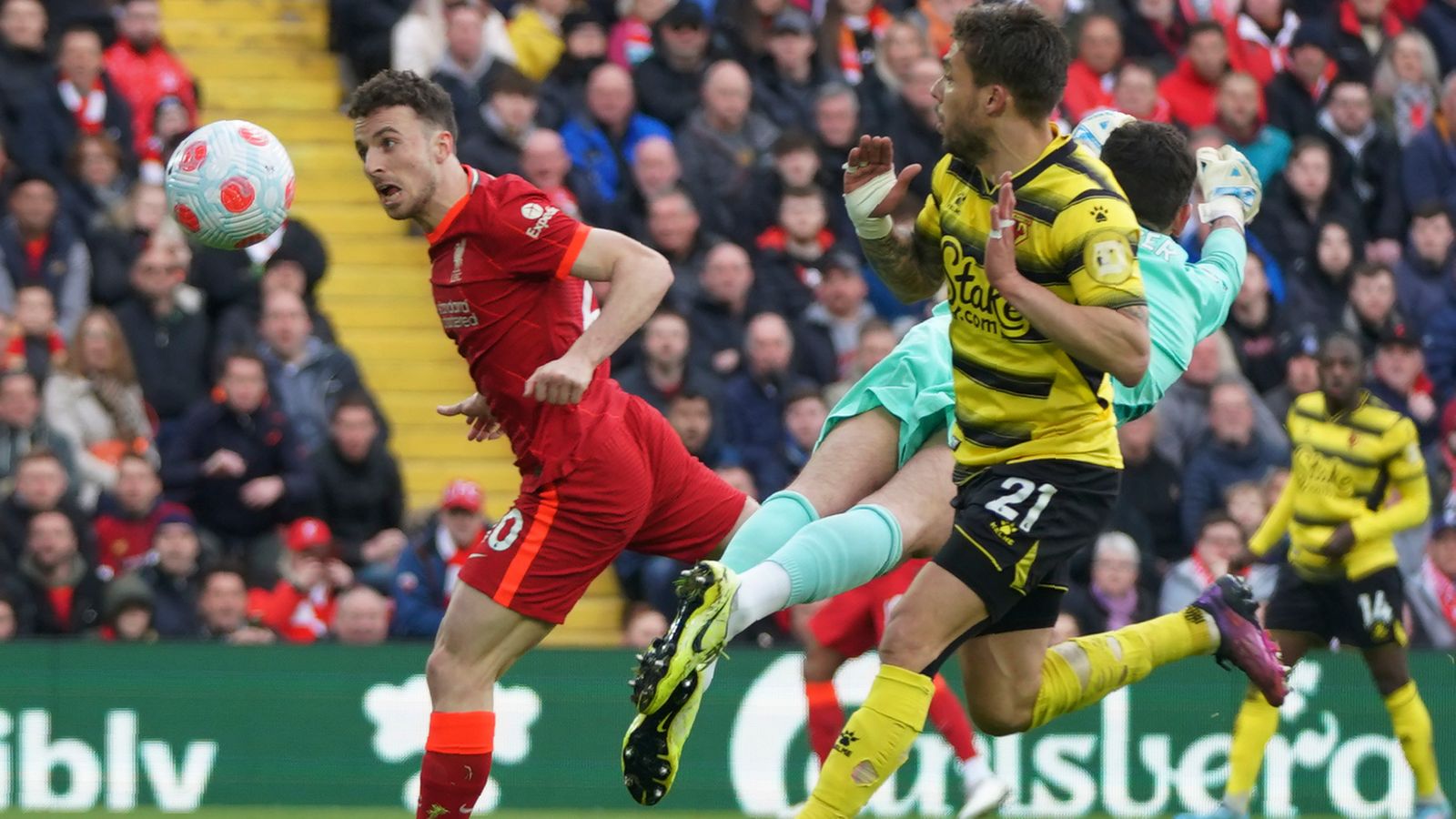 Premier League: Dennis In Action; Troost-Ekong, Etebo, Kalu Missing As Watford Fall To Liverpool