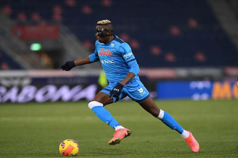 Osimhen Subbed On As Napoli Overcome Bologna